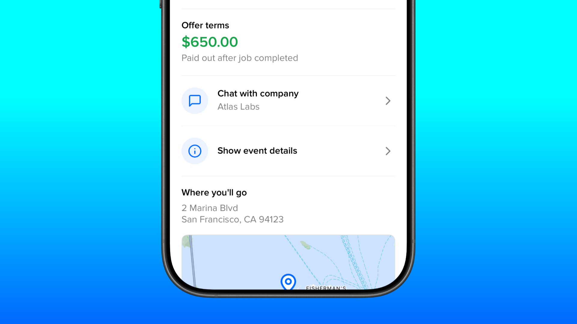 Offer details placeholder